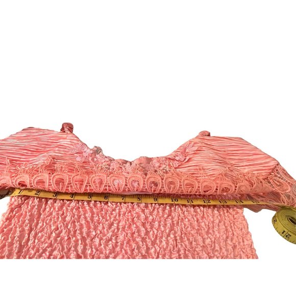 4-U DESIGN TEAM VINTAGE MINI COCKTAIL DRESS FORM FITTING BEADS AND SEQUINS - Picture 6 of 7